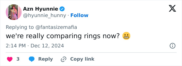 Tweet reacting to viral post comparing Selena Gomez and Hailey Bieber's engagement rings. Tweet reacting to viral post comparing Selena Gomez and Hailey Bieber's engagement rings.