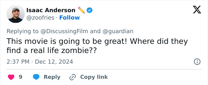 Cillian Murphy's Look-Alike Actor Claims To Be The Zombie In '28 Days Later' Cillian Murphy's Look-Alike Actor Claims To Be The Zombie In '28 Days Later'