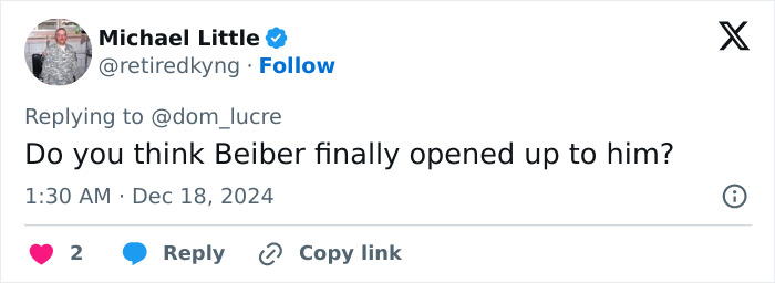 Tweet speculating about Stephen Baldwin's cryptic video related to Diddy. Tweet speculating about Stephen Baldwin's cryptic video related to Diddy.