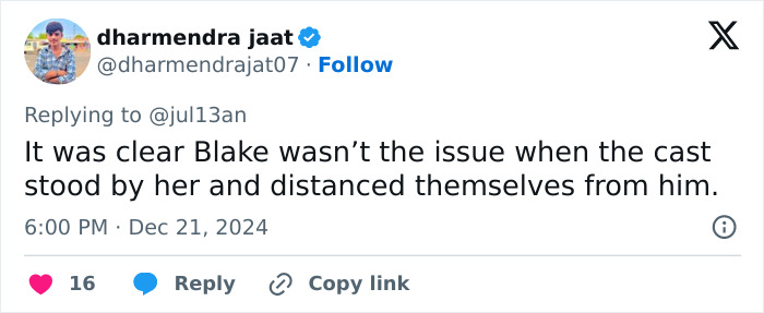 &ldquo;Terribly Threatening&rdquo;: Justin Baldoni&rsquo;s Co-Star Supports Blake Lively After &ldquo;Dark&rdquo; Attack