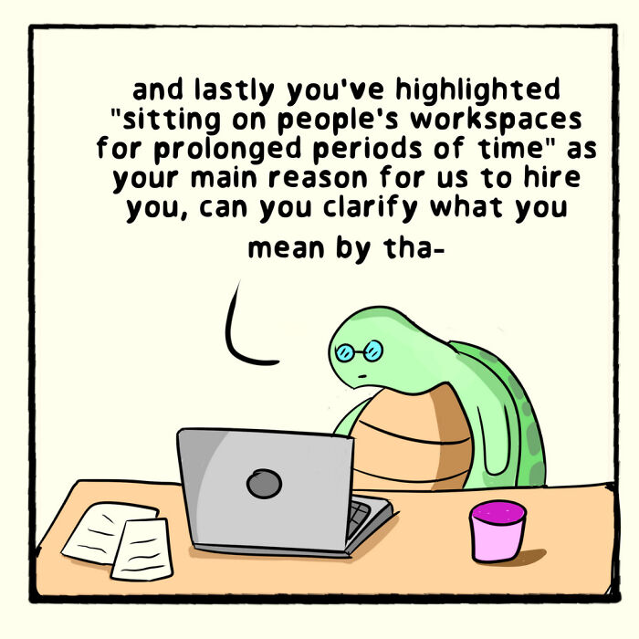 My Comic About A "Job Interview"