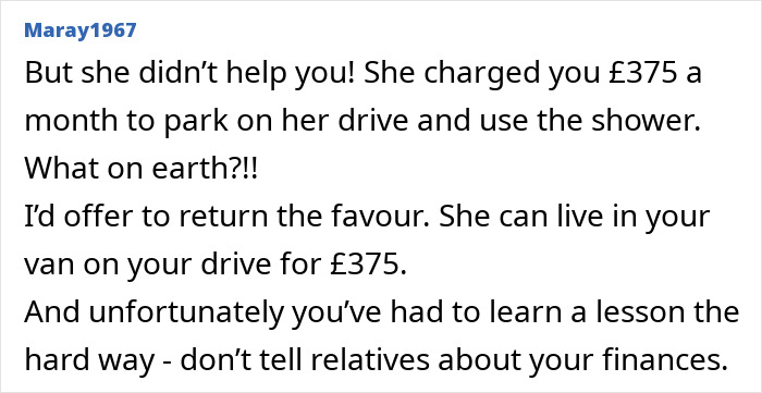 Text discussing family conflict over sharing lottery winnings. Text discussing family conflict over sharing lottery winnings.
