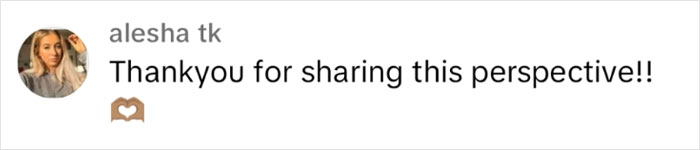 A comment by alesha tk appreciating a viral post about family sacrifice.