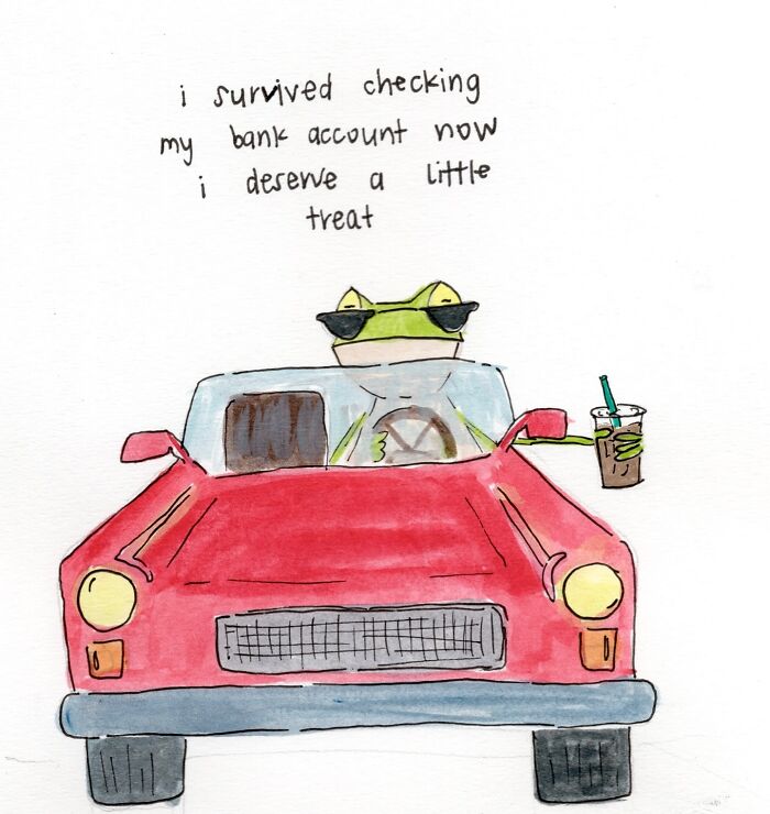 Funny Frog Illustrations That Also Offer Some Comfort