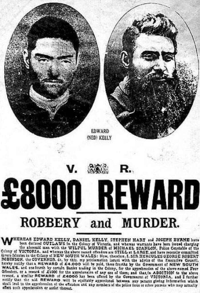 Ned Kelly, el criminal más famoso de Australia, quemaba hipotecas para liberar a la gente de sus deudas cada vez que robaba un banco. Legendario