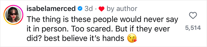 Instagram comment supporting Sydney Sweeney against body shamers after bikini photos went viral. Instagram comment supporting Sydney Sweeney against body shamers after bikini photos went viral.