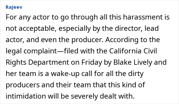 Legal complaint highlights industry harassment and threats, referencing actors and producers. Legal complaint highlights industry harassment and threats, referencing actors and producers.