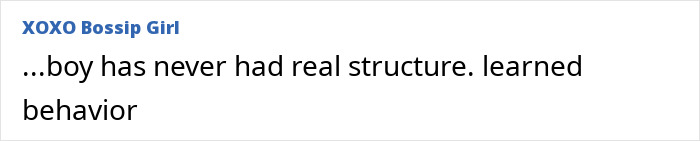 Text screenshot discussing learned behavior in parenting.