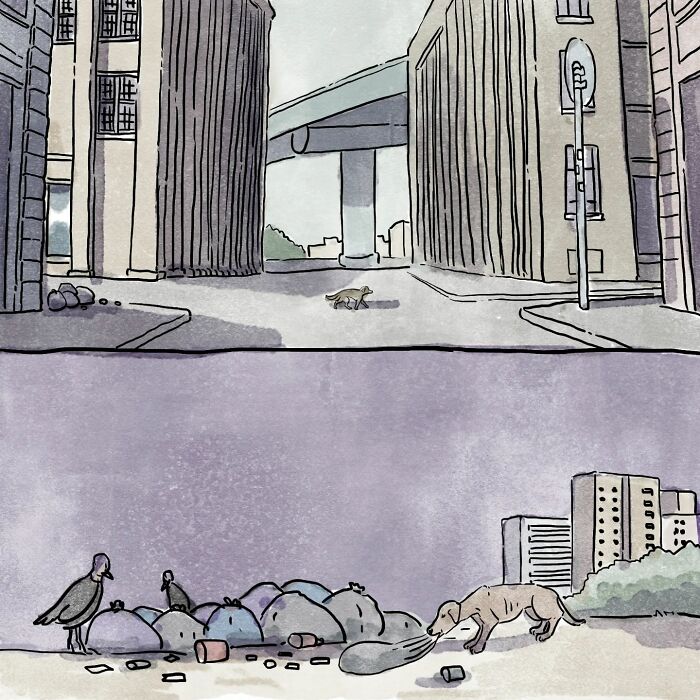 Brazilian Artist Creates Heartbreaking Comics Without Using A Single Word (4 New Stories)