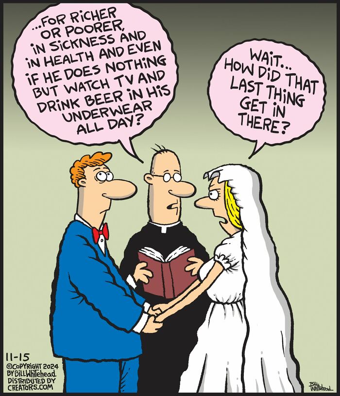 47 Funny One-Panel Comics By Bill Whitehead For A Quick Laugh (New Pics)