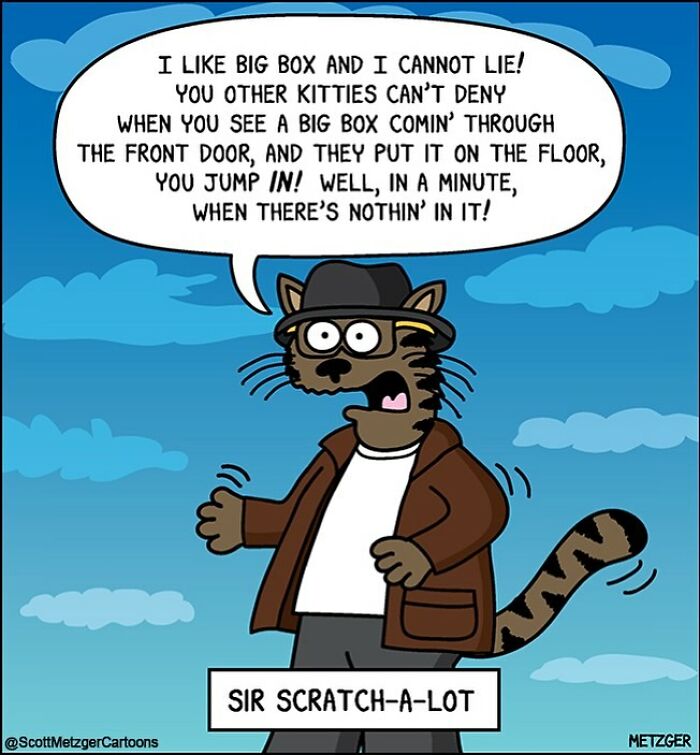 Only Cat And Dog Owners Might Truly Understand These 39 New Cartoons By The Artist Scott Metzger