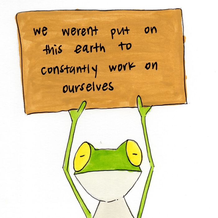 Funny Frog Illustrations That Also Offer Some Comfort