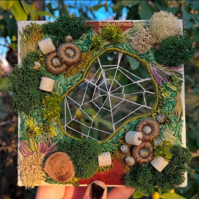 My Embroidered Web Was So Well-Received That I Made Another!