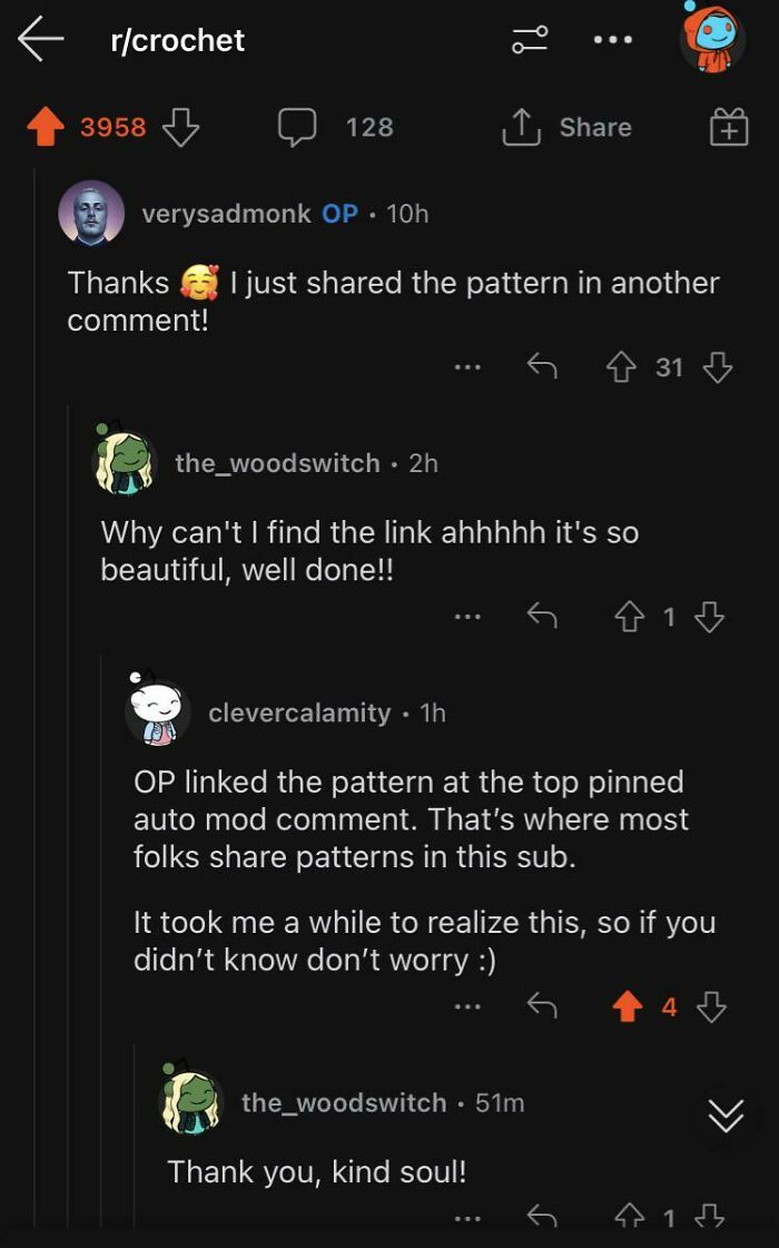 The R/Crochet Community Is Very Wholesome