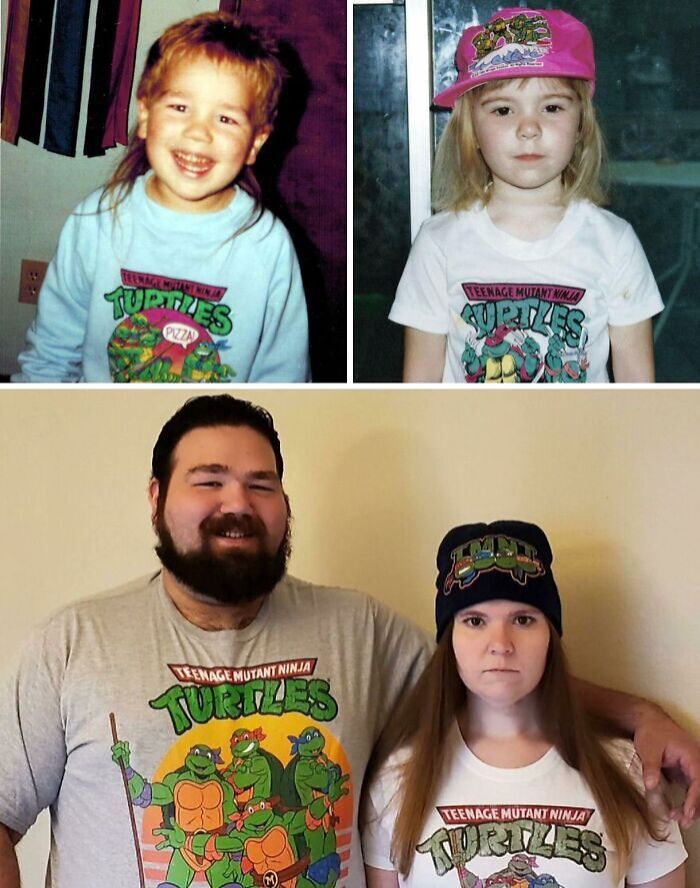 Recently Posted Matching Photos Of My Boyfriend And Me As Ninja Turtles-Obsessed Preschoolers. We Finally Fulfilled The Requests To Recreate Them