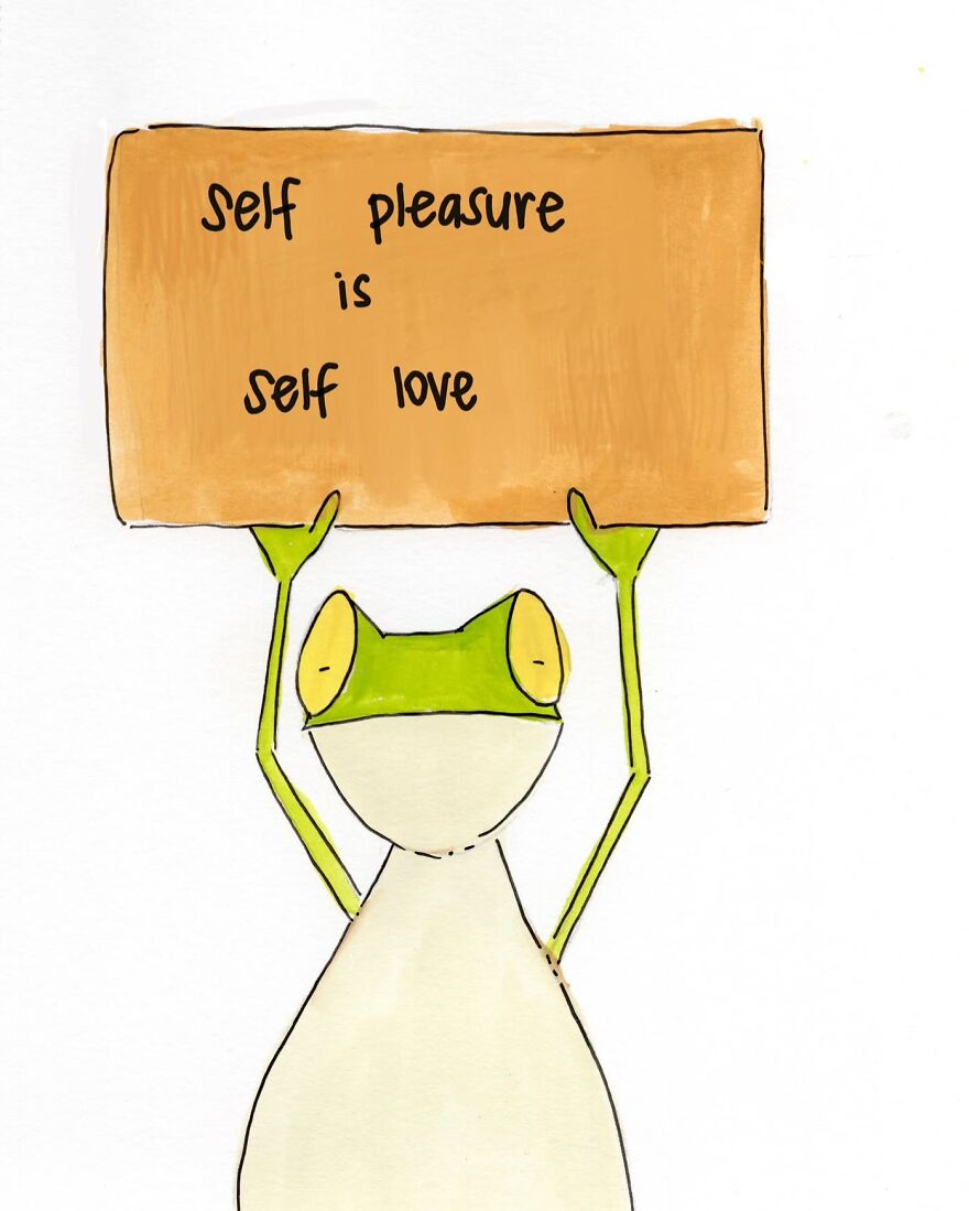 Funny Frog Illustrations That Also Offer Some Comfort