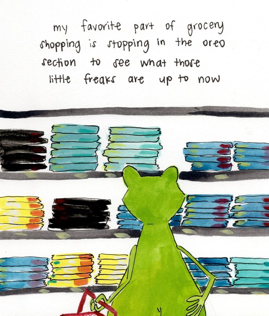 Funny Frog Illustrations That Also Offer Some Comfort
