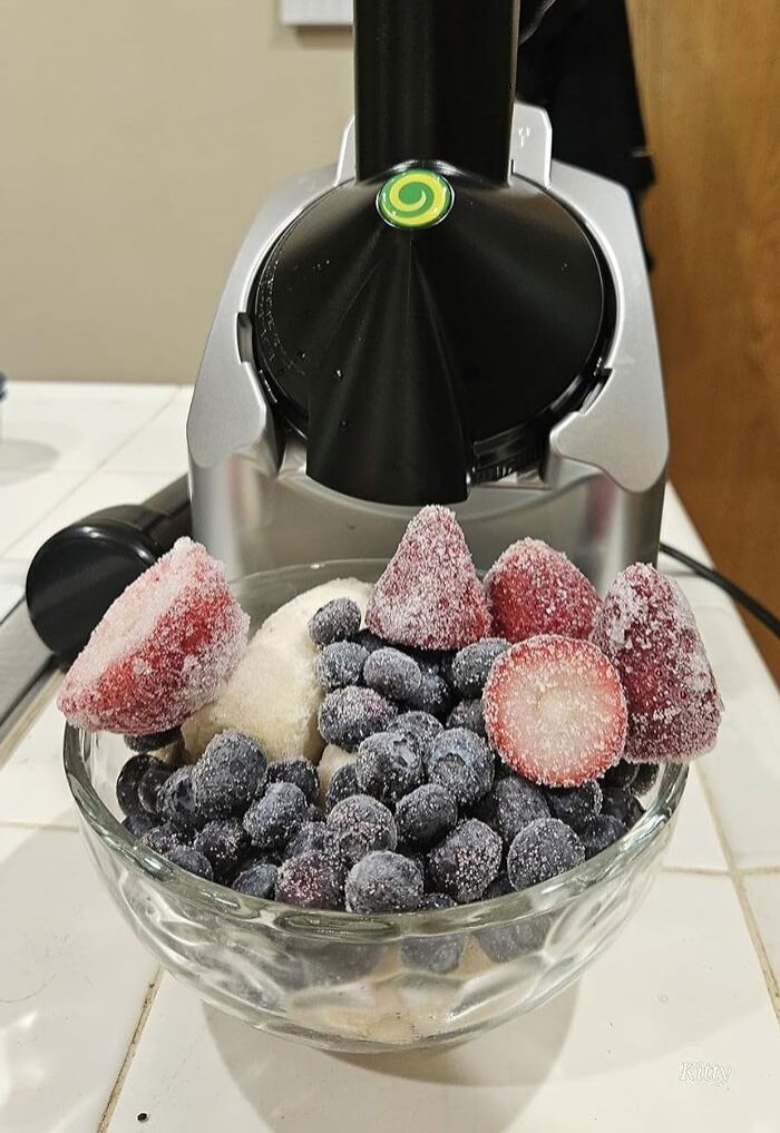  Dairy-Free Frozen Fruit Soft Serve Maker : For Quickly Whipped Up Delicious Treats Minus The Fats, Sugars, Or Preservatives— A Must-Have For Those Who Love Variety In Their Healthy, Homemade Desserts!