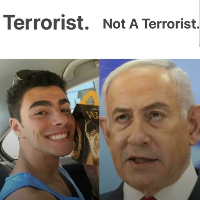 Smiling person labeled 'Terrorist' and another person labeled 'Not A Terrorist' illustrating facepalm moments.