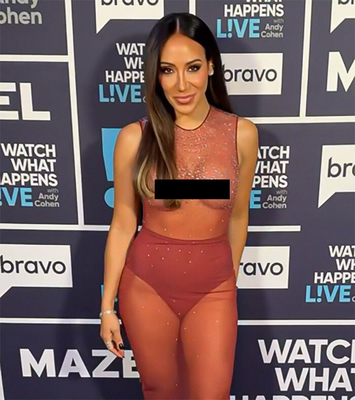 Melissa Gorga, 45, Bares It All In &ldquo;Tacky" See-Through Look: &ldquo;High Body Count Dress&rdquo;