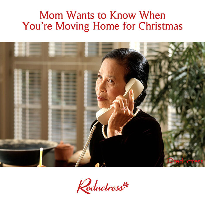 Woman talking on a landline phone, illustrating funny fake article headlines from Reductress online magazine.