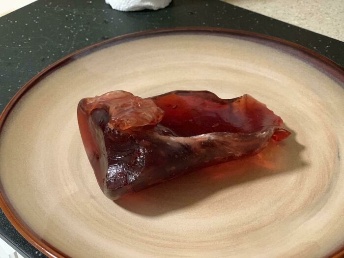 I Left My Melatonin Gummies In My Car And They Melted Together, So To Fall Asleep I Just Bite A Chunk Out