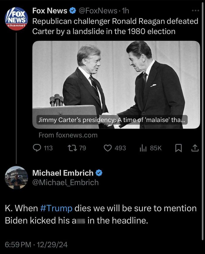 Screenshot of a White People Twitter post humorously calling out media bias about political headlines.