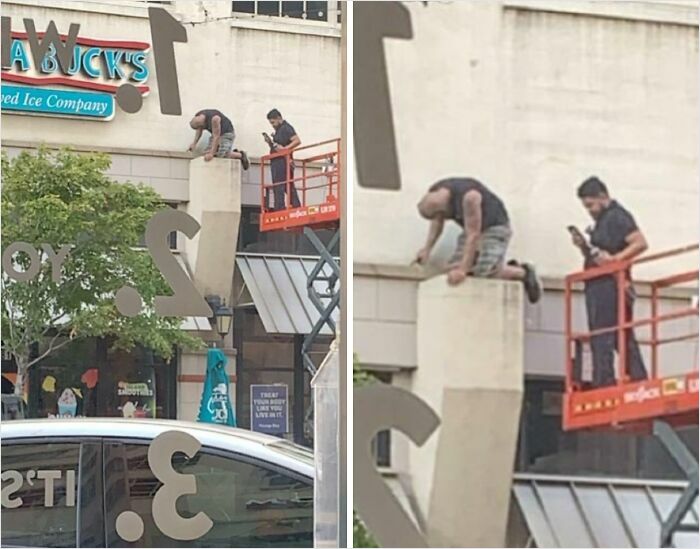 It’s Only One Story High, So No Safety Rules Apply