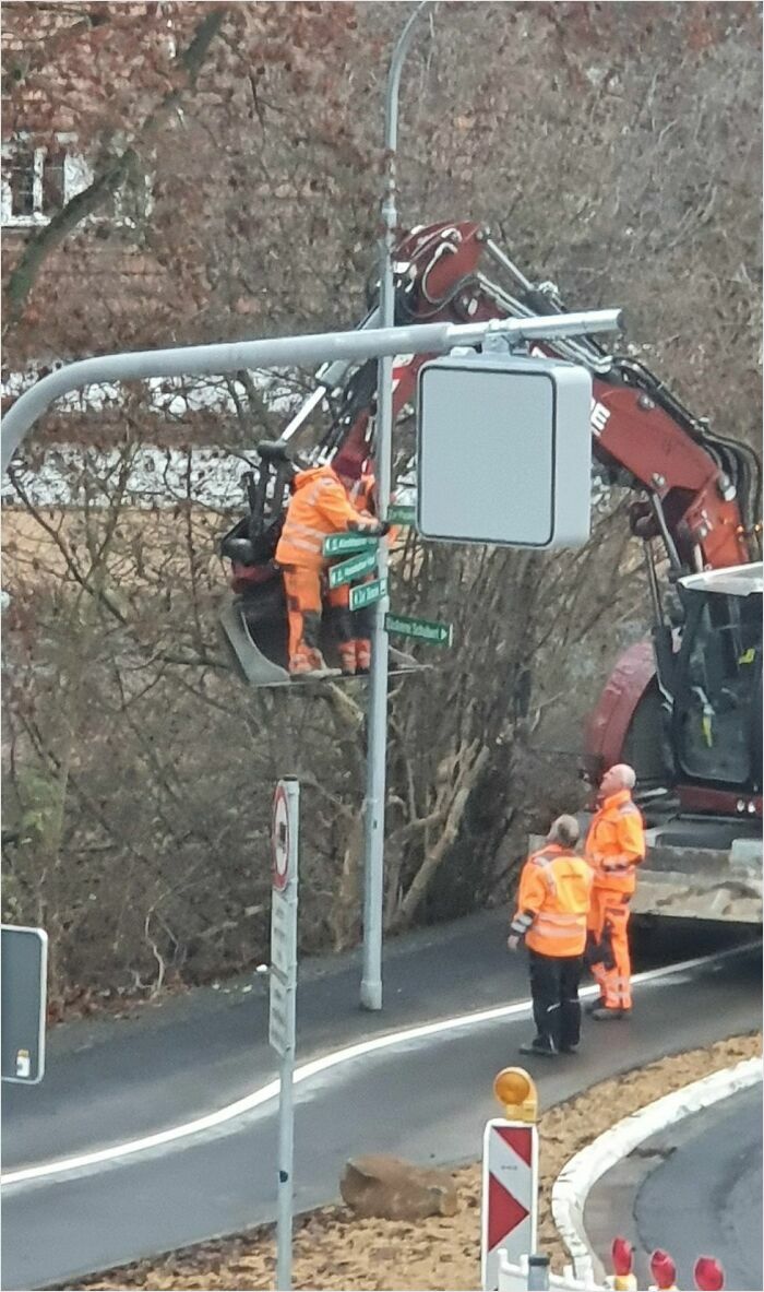 We Must Quickly Mount The Signpost Pointing In The Direction Of The Hospital