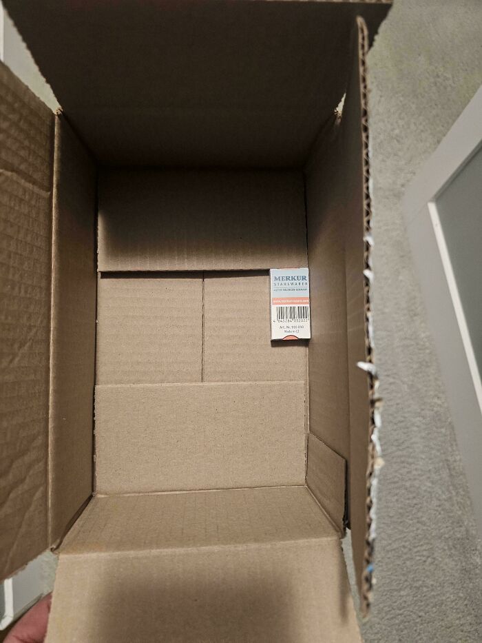 The Box My Razor Blades Came In. Talk About Recycling To Save The Planet