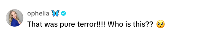 Comment questioning a clip of a son flinching at his dad, mentioning terror. Comment questioning a clip of a son flinching at his dad, mentioning terror.