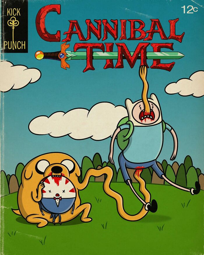 Childhood Ruined: Daniel Björk's Hauntingly Nostalgic Cartoon Mashups (New Pics)