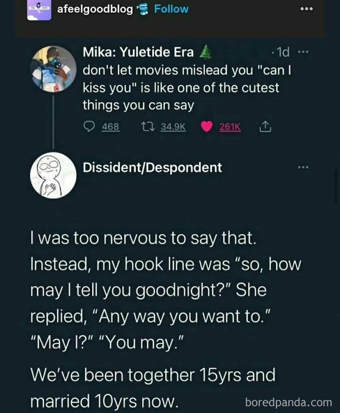 Funny meme about a Twitter conversation on romantic gestures and relationships.