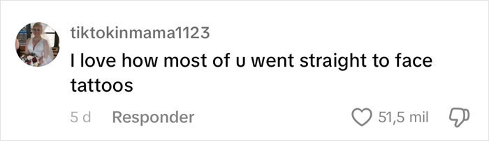 Comment on temporary tattoos and face tattoos with 51.5k likes. Comment on temporary tattoos and face tattoos with 51.5k likes.