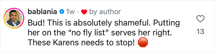Comment on viral incident involving wedding photographer and family on flight, condemning passenger's insults, suggesting no-fly list.