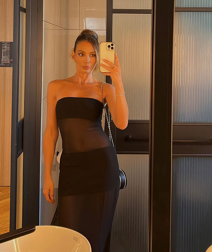 Model Attends Wedding In See-Through Dress That Exposes Underwear, Gets Slammed