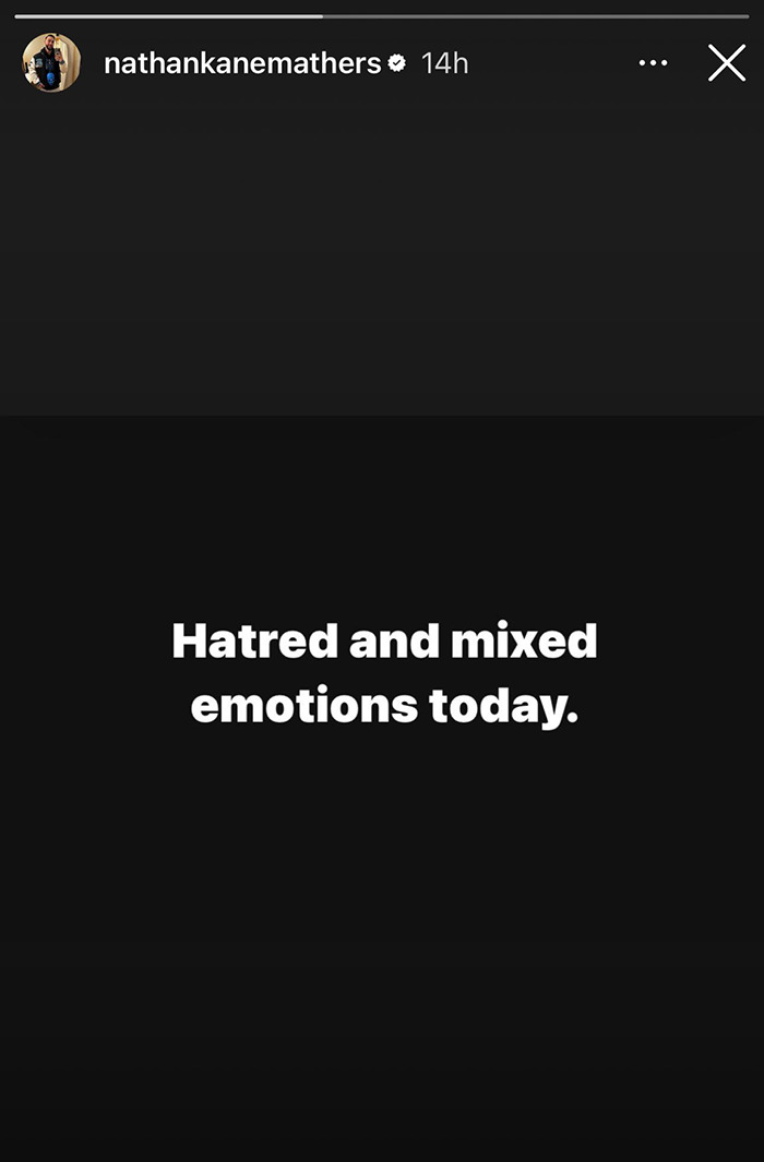 Nate Mathers expresses hatred and mixed emotions in a heartfelt tribute after their mother's passing.