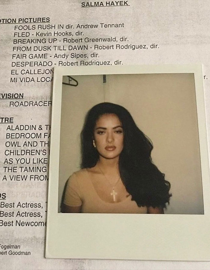 "She Had A Nose Job": Salma Hayek's 1995 Casting Photo Goes Viral