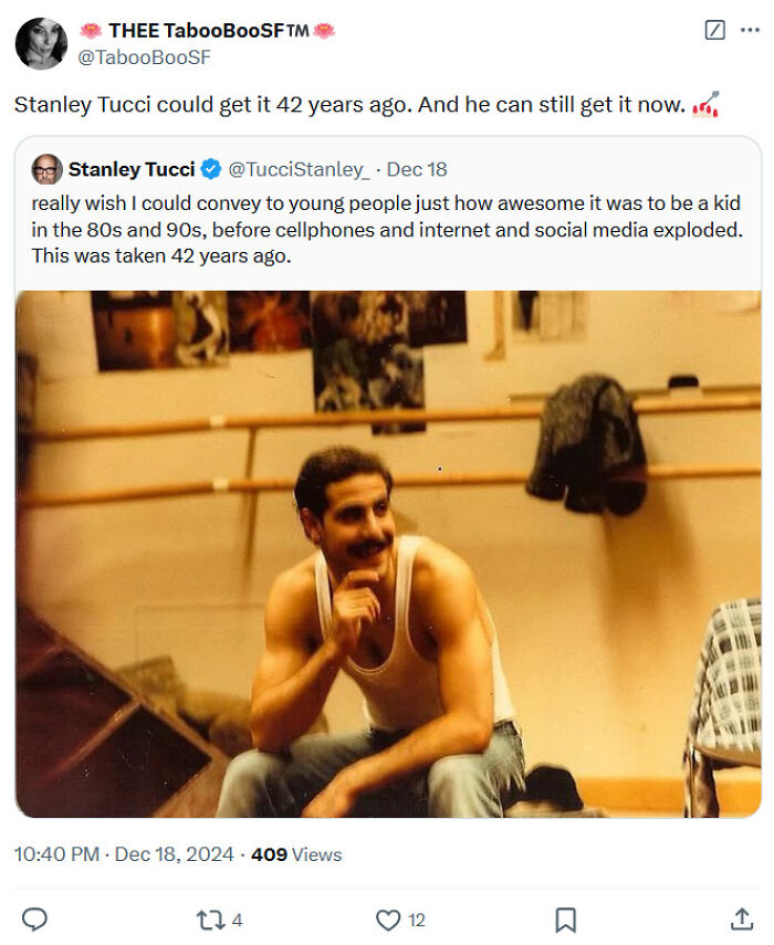 “Insanely Hot”: Internet Swoons Over Throwback Photo Of Stanley Tucci When He Had Hair “Insanely Hot”: Internet Swoons Over Throwback Photo Of Stanley Tucci When He Had Hair