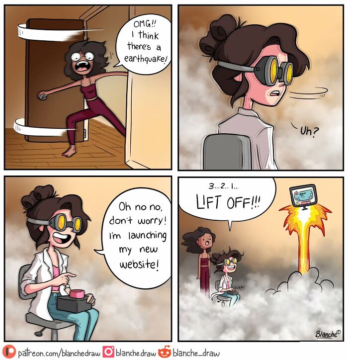 Unpredictable And Hilarious Comics Depicting Everyday Life As A Woman By Blanchet (New Pics)