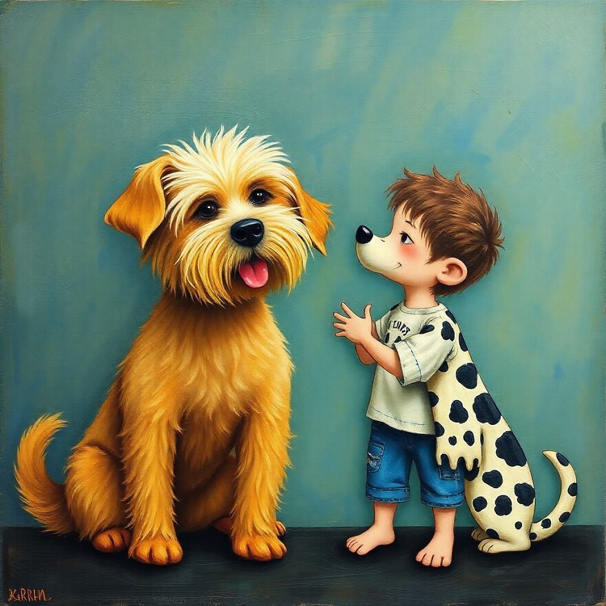 "A Timeless Gift: The Portrait That Captured Our Souls"