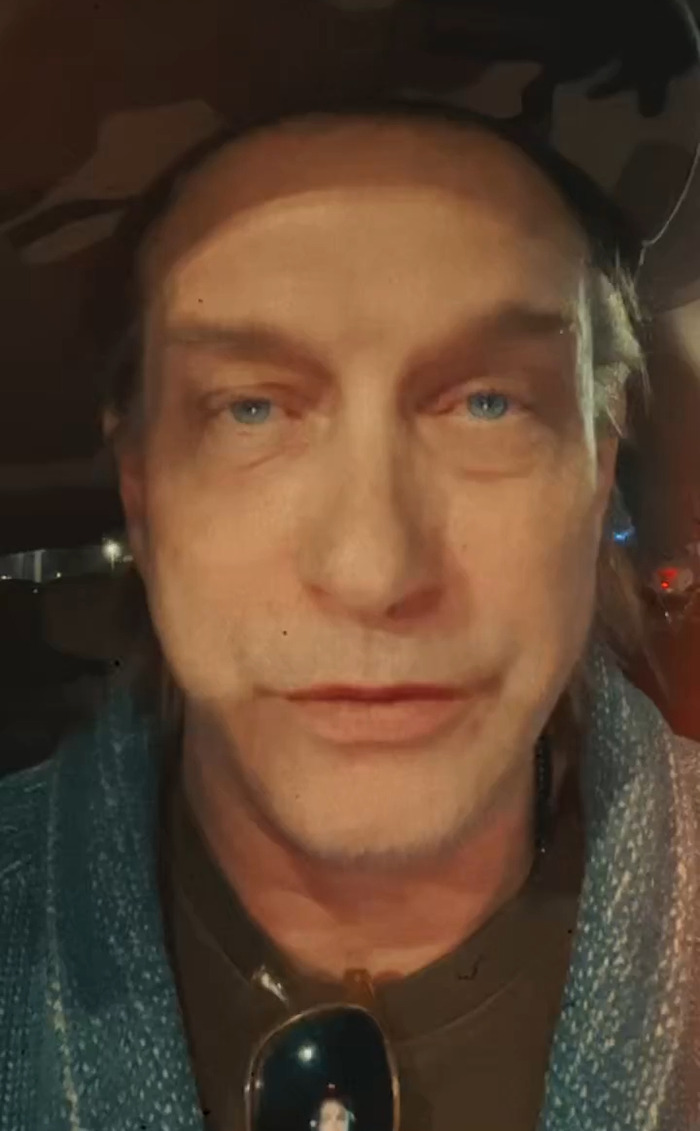 Cryptic video of Stephen Baldwin in hat. Cryptic video of Stephen Baldwin in hat.