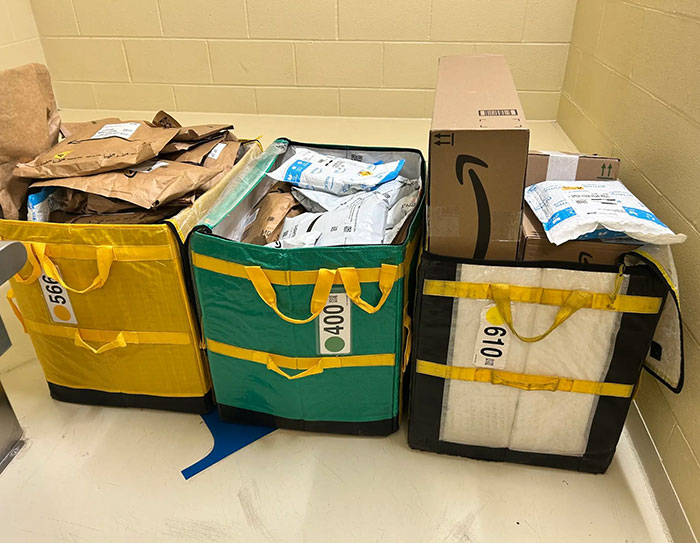 Police Discover Dozens Of Packages Left In The Woods By Delivery Driver Days Before Christmas 