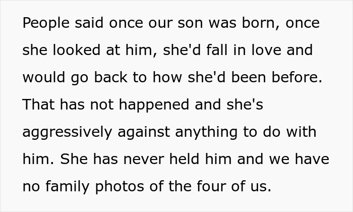 Text about mom considering ending marriage due to stepdaughter’s hostility towards baby. Text about mom considering ending marriage due to stepdaughter’s hostility towards baby.