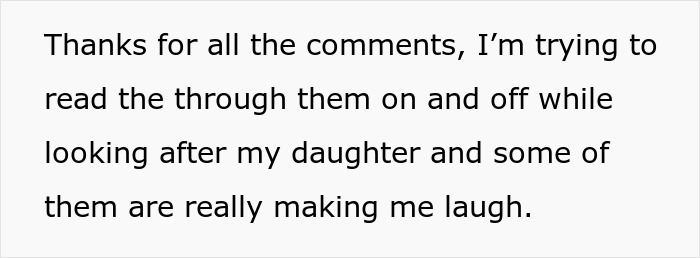 Text comment about laughing while managing childcare, focused on baby talk SEO keyword. Text comment about laughing while managing childcare, focused on baby talk SEO keyword.