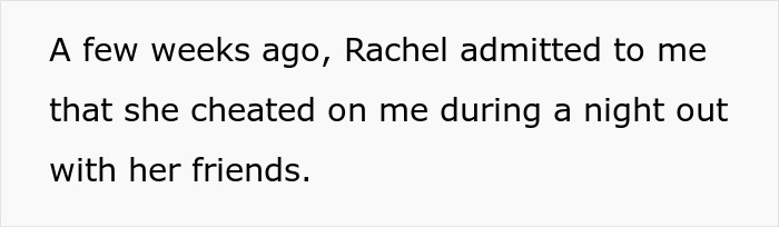 Text message reveals girlfriend's infidelity and refusal to reconcile.