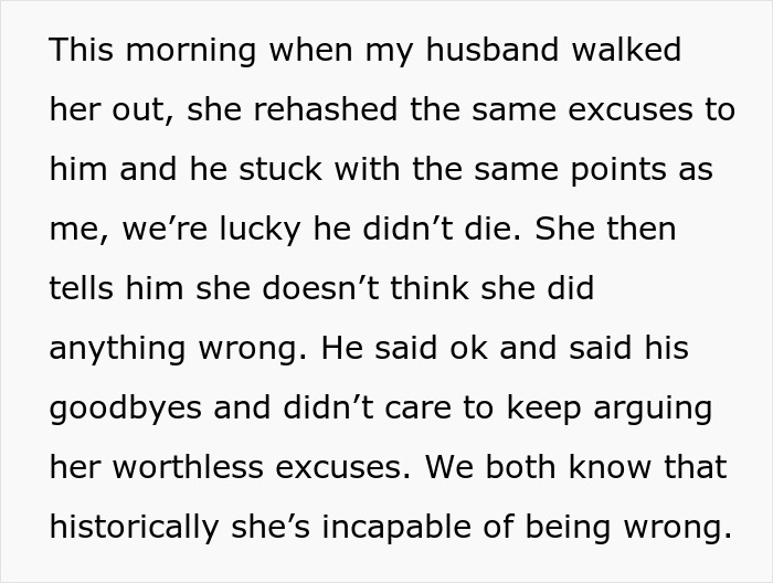 MIL Lets Infant Sleep Unsafely And Go Without Food For 7 Hours, Stunned When Banned From Babysitting MIL Lets Infant Sleep Unsafely And Go Without Food For 7 Hours, Stunned When Banned From Babysitting
