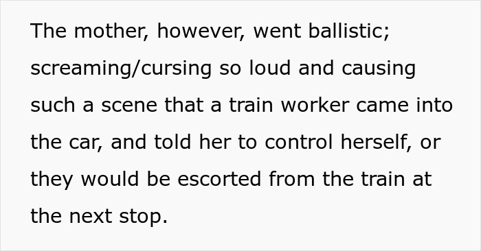 Train passenger witnesses mom scream over Santa Claus being declared not real. Train passenger witnesses mom scream over Santa Claus being declared not real.