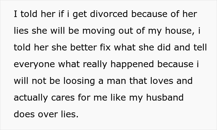 Text about teen lying, causing family issues and potential divorce due to her stepdad accusations. Text about teen lying, causing family issues and potential divorce due to her stepdad accusations.