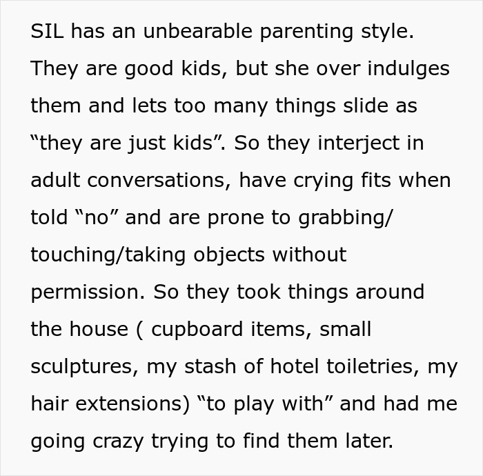 Text about toxic sister's parenting style and its effects on kids, testing boundaries and causing issues with GF. Text about toxic sister's parenting style and its effects on kids, testing boundaries and causing issues with GF.